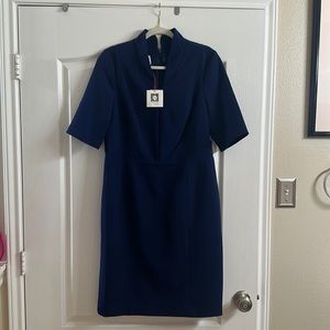Shift dress zippered front and back